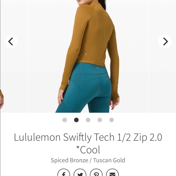 Lululemon half zip up - Picture 2 of 7